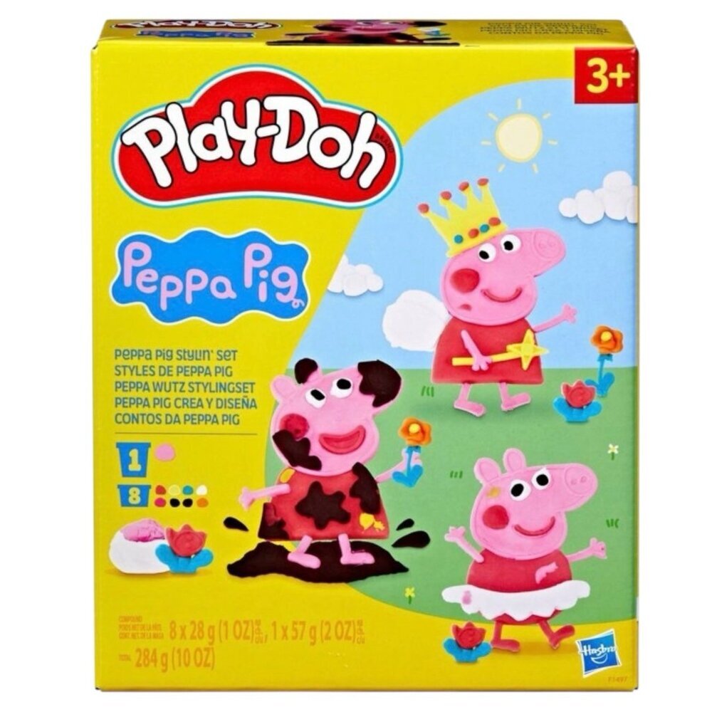Play-Doh Peppa Pig Stylin' Set, 6.68 x 18.42 x 21.59 cm Multicolor